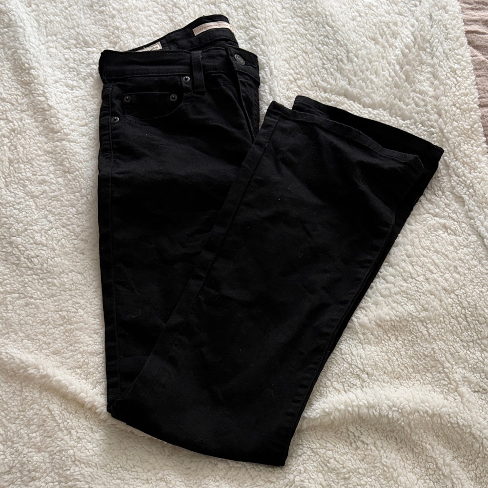 Women’s Black Jeans High Rise Bootcut Levi’s Jeans